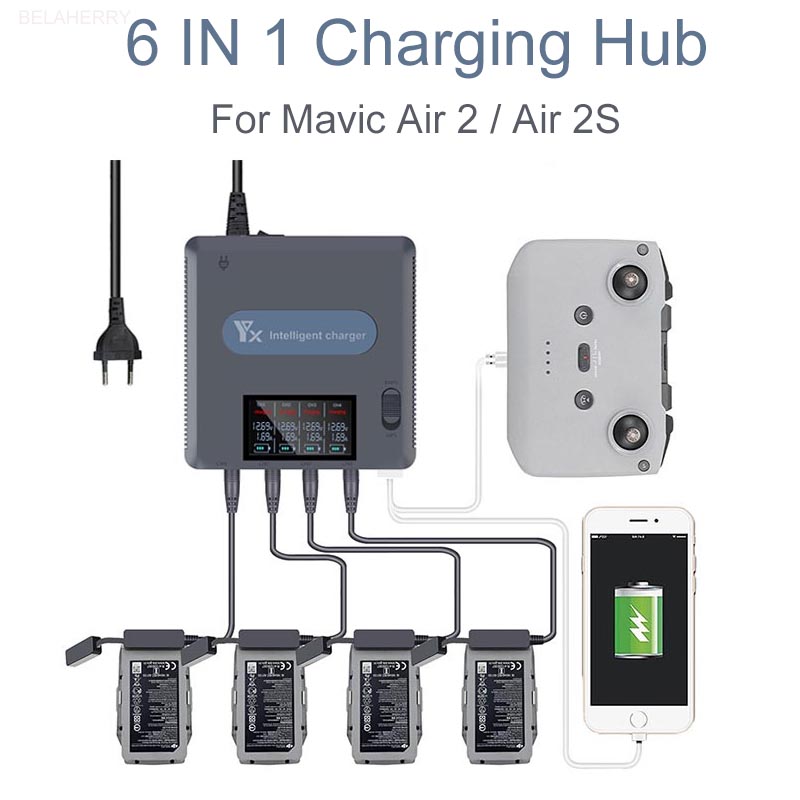 Fpv Drone Charger - 디지털 디스플레이 배터리 충전기, DJI 매빅