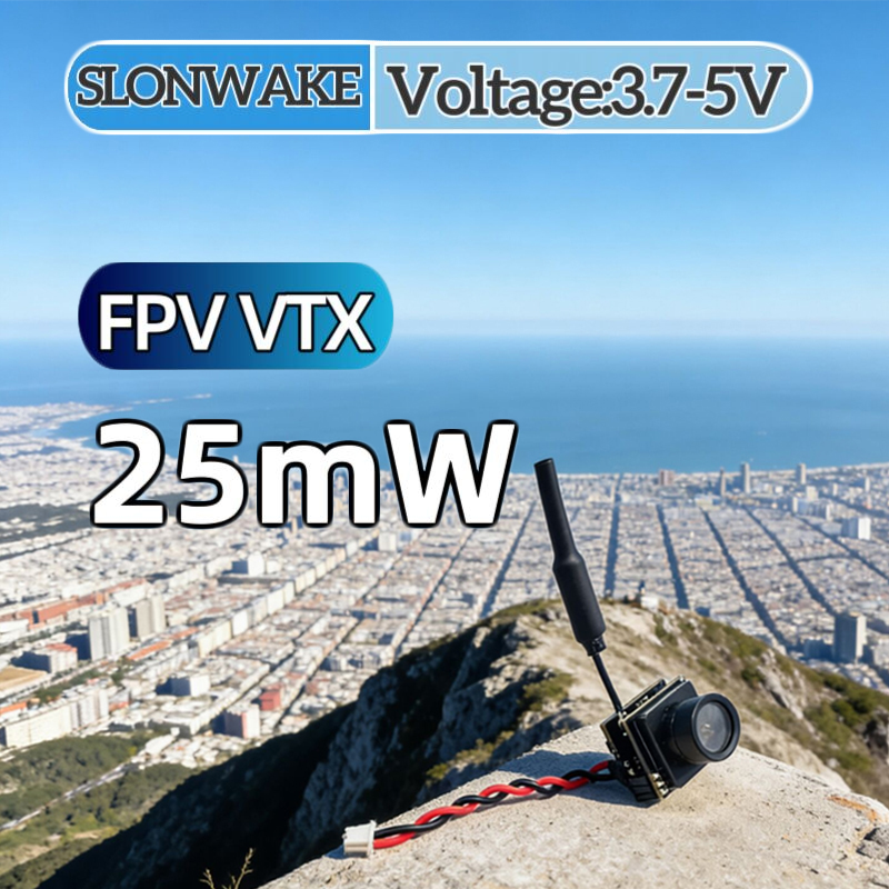 Fpv Drone Receiver - SLONWAKE FPV 25mW 전력 시뮬레이션 VTX
