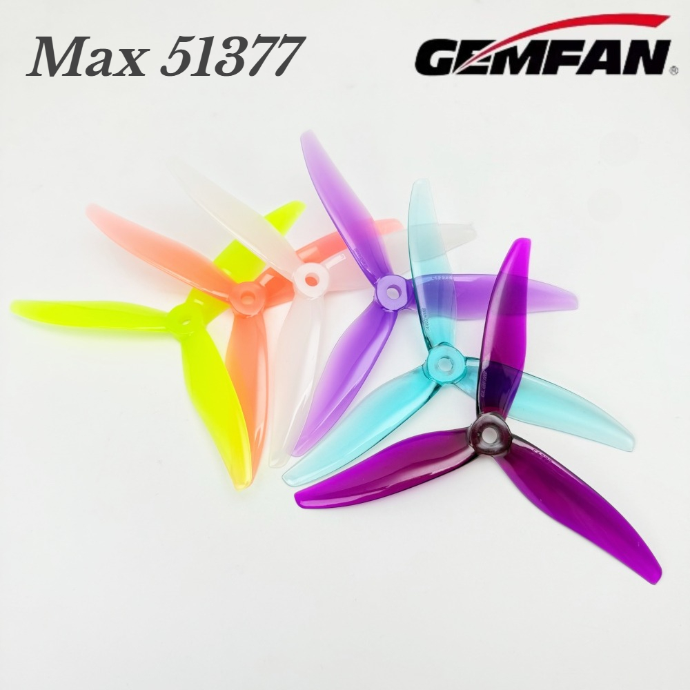 Fpv Drone Motor - 2쌍의 Gemfan 허리케인 51377 MAX 5인치