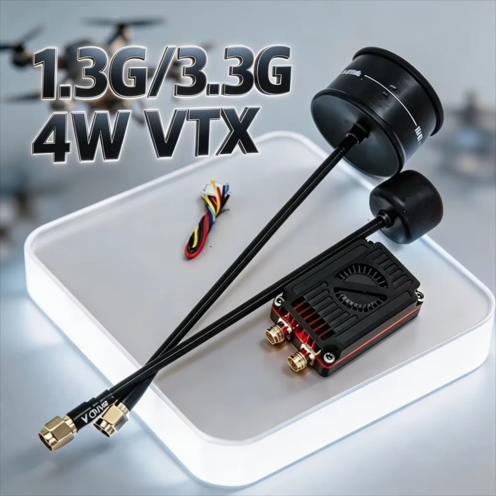 Fpv Drone Antenna - Rushfpv Rush 1.3G/3.3G 4W 7-30V 듀얼