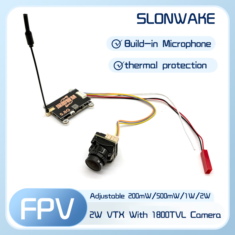 SLONWAKE 5.8G 56CH 2W 송신기 VTX( - Fpv Drone Receiver 리뷰 및 가격