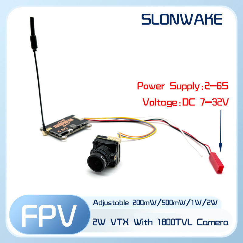 SLONWAKE 5.8G 56CH 2W 송신기 VTX( - Fpv Drone Receiver 리뷰 및 가격
