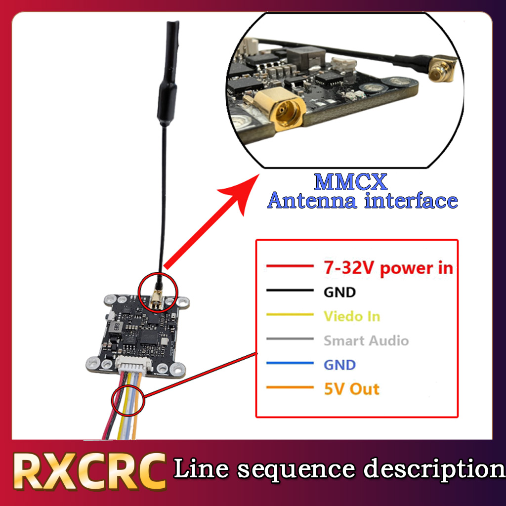RXCRC 5.8G 모듈 48채널 1.6W VTX 더블 - Fpv Drone Receiver 리뷰 및 가격