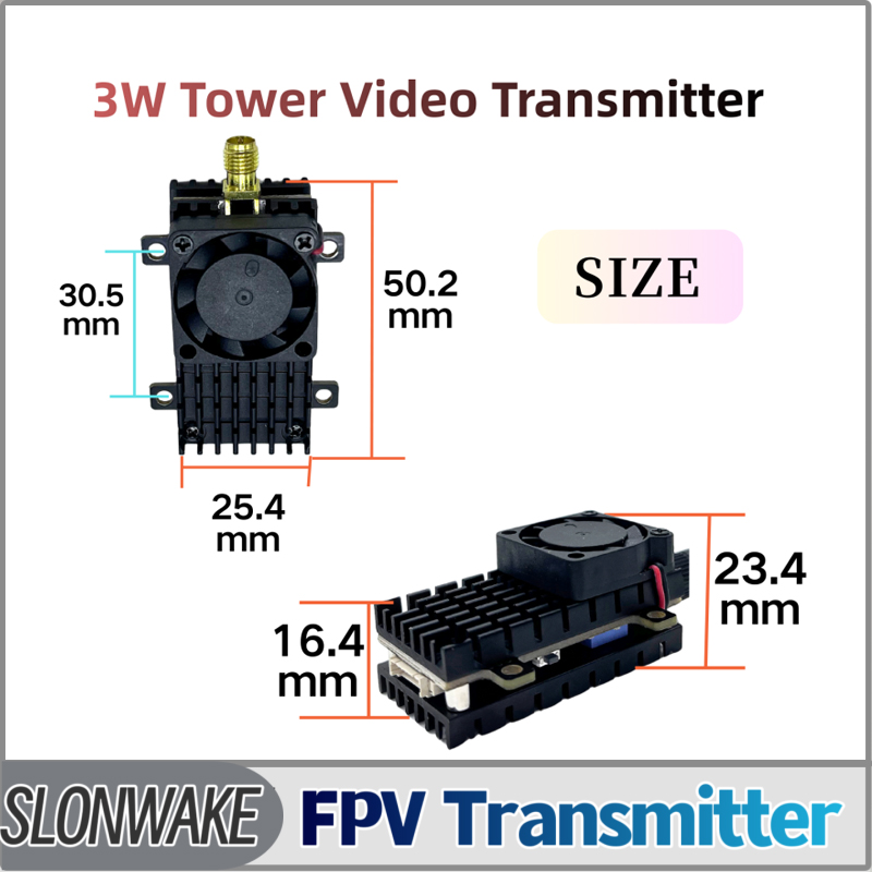 SLONWAKE 5.8G 3000mW 시뮬레이션 VTX - Fpv Drone Receiver 리뷰 및 가격